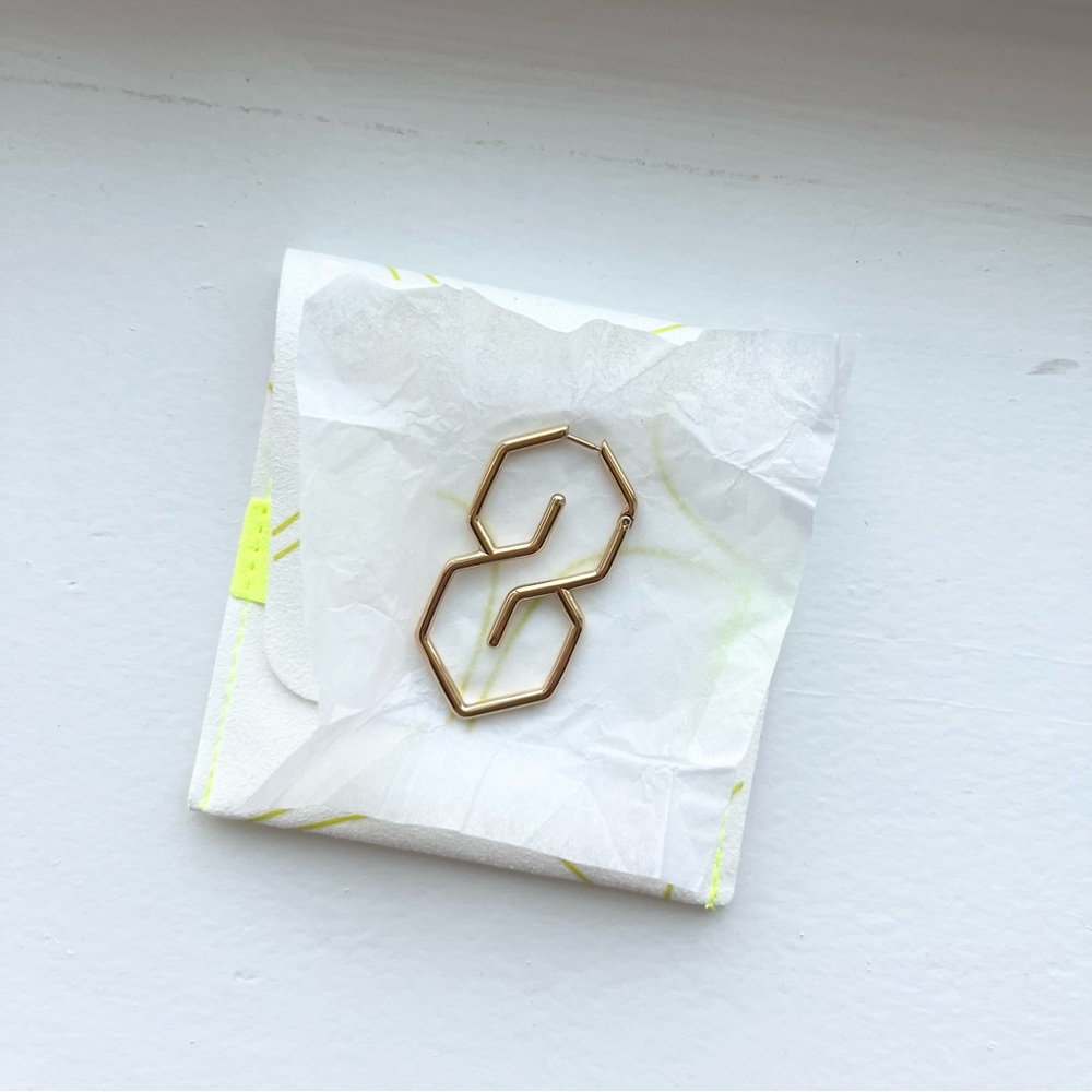 NEW STUDIOCULT gold s-thing earring (single)